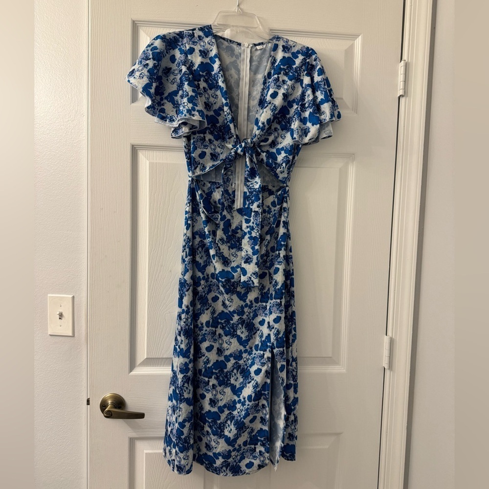 Blue Floral Dress!